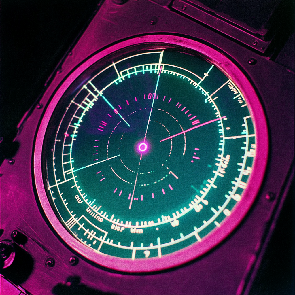 Vintage ship&rsquo;s compass &mdash; targeted placement