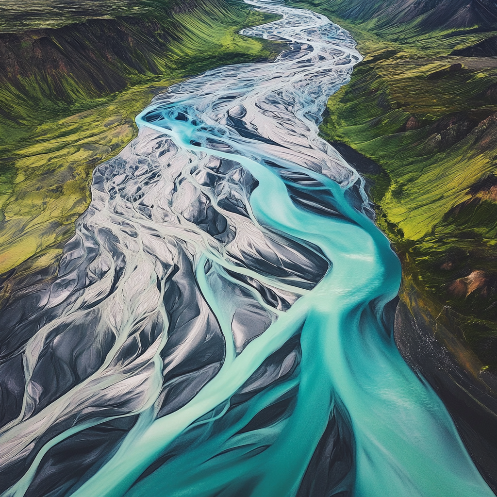 Aerial deployment view — structured rollout